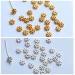 新作★4mm 花芯　花の芯　金属ビーズ 