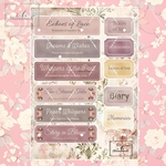 Antique rose コラージュペーパー1 【No.b33】