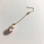感謝ﾌﾟﾁﾌﾟﾗ♡秋色パール♡ゆらリんピアス*°(樹脂/ﾉﾝﾎｰﾙあり)