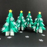 [特集掲載]折り紙クリスマスツリー☆雪の結晶