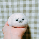 羊毛ぽんぽん　ふくふくアザラシさん