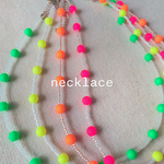 蛍光✧︎ネオン✧︎ビビット✧︎派手✧︎夏✧︎大人可愛い✧︎necklace✧︎ネックレス✧︎個性
