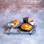 ちょっとリッチな朝活プレート🥞