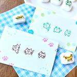 選べるミニはんこ2個セット🐱🐸