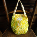 ミモザ柄のミニバッグ（バッグインバッグとしても使えます）