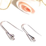 【シルバー925】Silver925　リーフカン付きピアス　刻印入り　ペア
