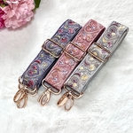 初♡特集掲載♡  スマホストラップ　ショルダーストラップ　インド刺繍リボン