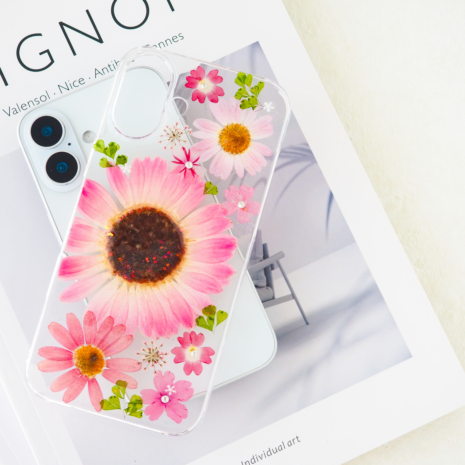 まみっこ様♡ご確認用 押し花ケース オーダー 押し花 - スマホケースの人気通販 | minne byGMOペパボ 国内最大