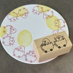 【ラバースタンプ】たまごカー