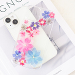 ＊紫陽花の押し花スマホケース＊295 手帳型 全機種対応 本物のお花  iPhone17/17Air/17Pro/ 16e/15/14/13/12/SE Android Galaxy  