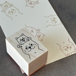 【ラバースタンプ】柴犬親子