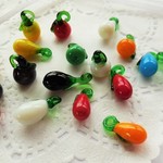 裏の畑でとれた野菜たち