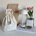 大人の名入れ刺繍巾着・・オムツ お着替え・・