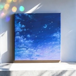 The blue sanctuary˚✧₊⁎💙/絵画/ インテリア