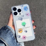 R170 カラフルお目目ちゃんたち                                   iPhoneケース　スマホケース　　クリアケース