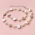 【necklace】 gold stone