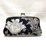 MORRIS アネモネ柄の親子がま口長財布