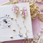 butterfly charm long