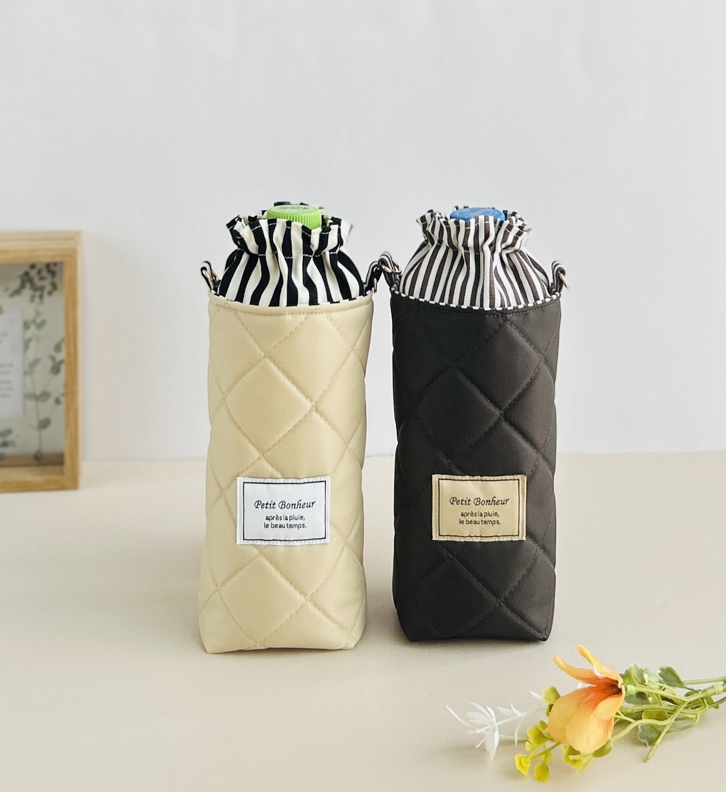 ハートキルト♡ペンケース 筆箱 くすみピンク ペンポーチ 可愛い