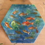 絵画「金魚」