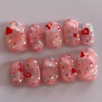 ぷるぷるゼリーのポップなネイルチップ🍧💞