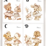chan.ce オリジナルステッカー　9種9枚入り  Paw to Paw. アニマルステッカー　ぬいぐるみ
