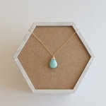 アマゾナイトネックレス  ｜ amazonite K14GF necklace ｜天然石｜ K14GF