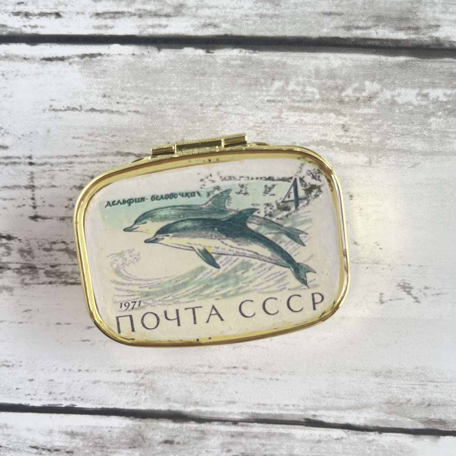 美術品・アンティーク・コレクション ピルケース イルカ アクセサリー