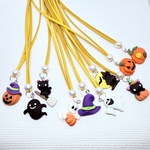 わんちゃん用　ハロウィンミックスマスコットトリミングチョーカー10個セット