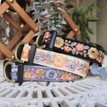 【人気No.2】ꕥすっぽ抜け防止設計➕224kg耐荷重の強度で安心ꕥ アンティークブーケのような首輪　No.17