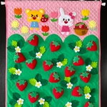 chami0324さまご予約品♬ 【知育玩具】収穫タペストリー　いちご　トマト　お花🌼　フェルトままごと★香★