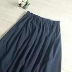 ナチュラル好きさんに★紺タックスカート