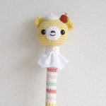【fl様ご予約品】くまりんご（デザインナイフカバー）