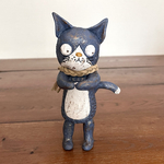 【送料無料】シドロモドロ猫のフィギュア
