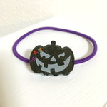ハロウィン ヘアゴム かぼちゃクロ