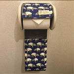 北欧クマ青＊トイレットペーパーカバー