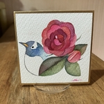薔薇ペンギン原画　ジェンツー