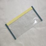 クリアケース（お札・商品券）あるときあるだけ／濃緑＋黄のコンビ