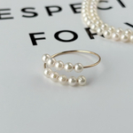 あこや真珠リング　ベビーパール　アコヤパール　指輪　14kgf  金属アレルギー対応　上品　エレガント　華奢　小ぶり　結婚式　パーティー　ギフト　プレゼント　ゴールド　高級感　卒業式　入学式　可愛い