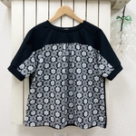【感謝価格】＊切り替えドルマンTシャツ＊黒
