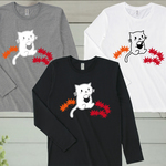 紅葉ネコ長袖Tシャツ　全3色