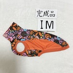 ［ＩＭ完成品］イタグレ服 切替クールタンクトップ［ステンドグラス調オレンジ］