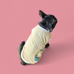 【期間限定】ギンガムチェック（黄色）イニシャルタンクトップ
