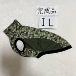 ［ＩＬ完成品］イタグレ服WANKOフラージュメッシュ切替タンク［カーキ］
