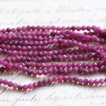 天然石  スリランカ産  ルビー  ラウンドカット  4mm