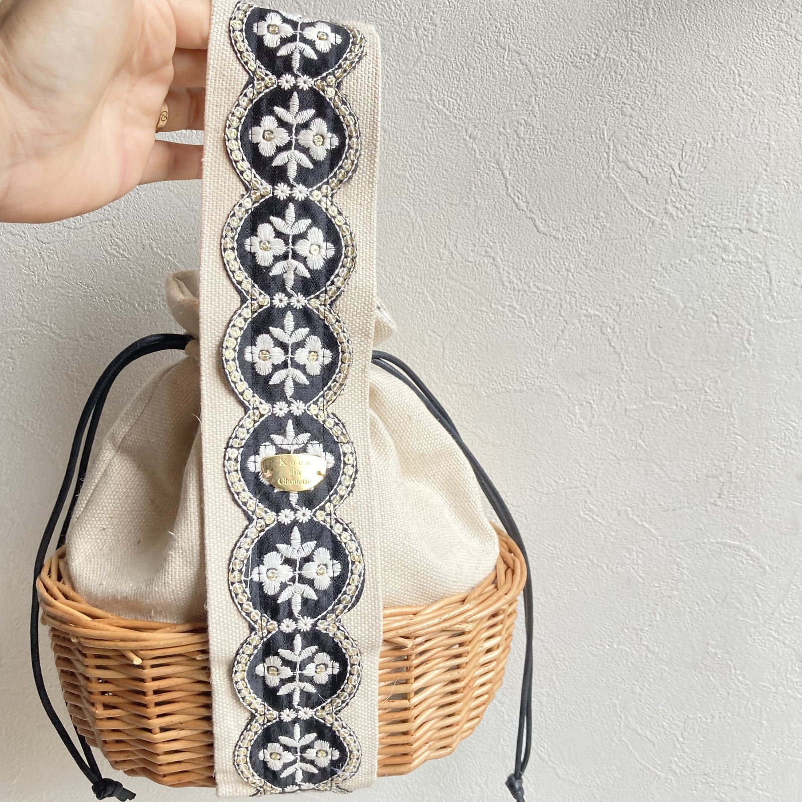 刺繍 アンティーク バスケット かごバッグ ビンテージ ヴィンテージ カゴ 籠 刺繍 アンティーク バスケット かごバッグ ビンテージ