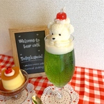 くまメロンクリームソーダキャンドル