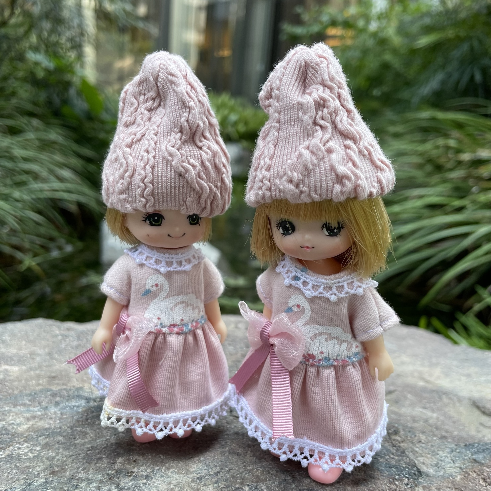 T23002 かこちゃん みくちゃん げんくん ロンパース ネコ柄