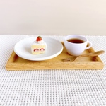  【NEW】羊毛×ミニショートケーキ ストラップor飾る用