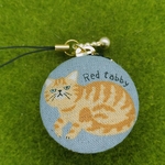 ネコちゃんのマカロンポーチ☆４ｃｍ